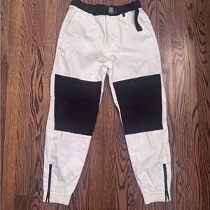 Women's Polo Black and White Windbreaker Pants